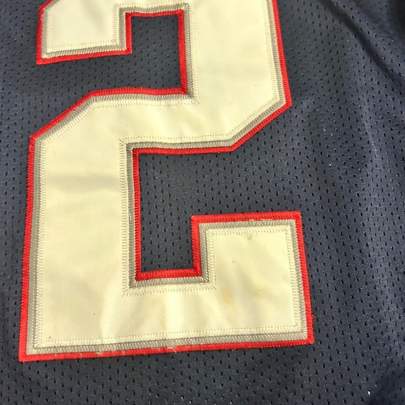 Tom Brady 12 New England Patriots Reebok NFL Jersey 52 Stitched Authentic Stain - Picture 7 of 8